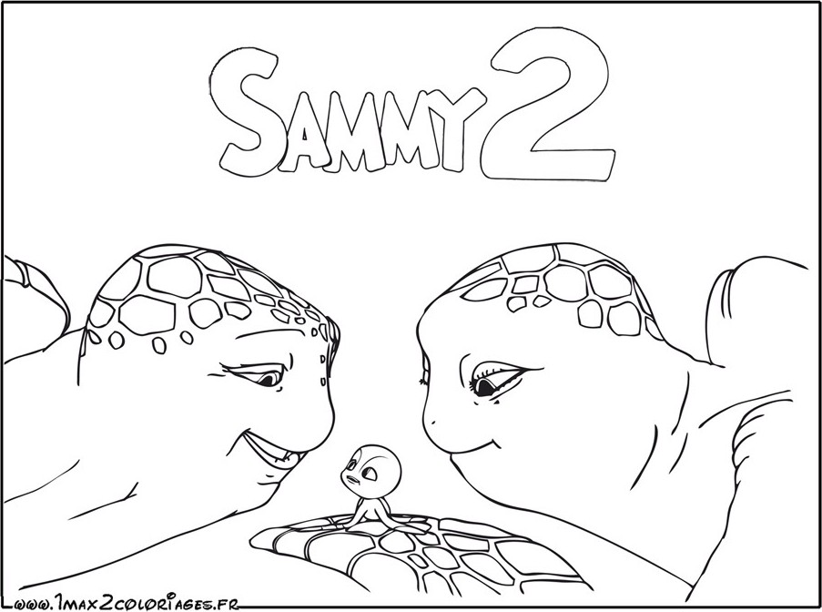 coloriage sammy et ricky l incroyable voyage 2